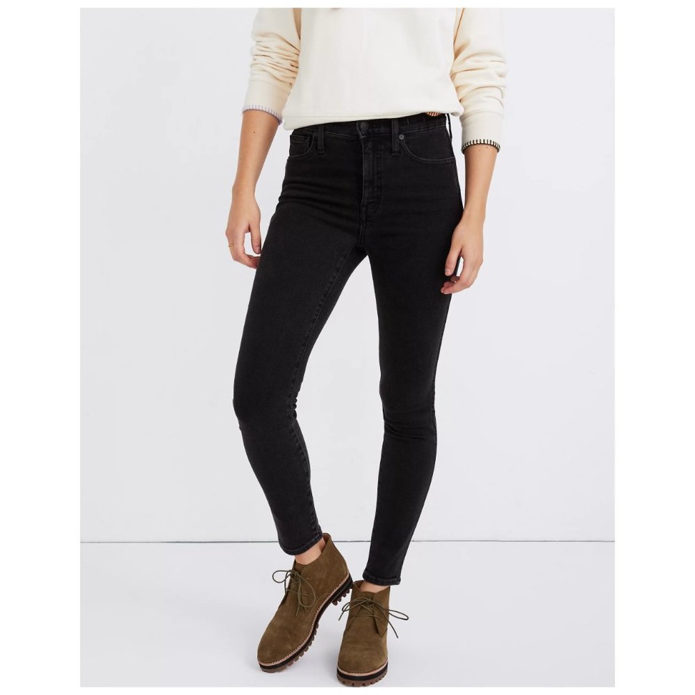 Madewell 10" High-Rise Skinny Crop Jeans in Starkey Wash 24